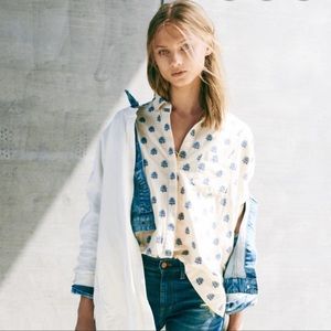 🌿 Madewell Academie Shirt in Floral Weave